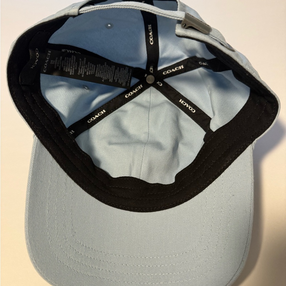 Women’s, Coach Logo Baseball Cap in light blue - Picture 4 of 4